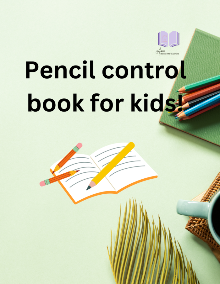 Pencil control book for kids