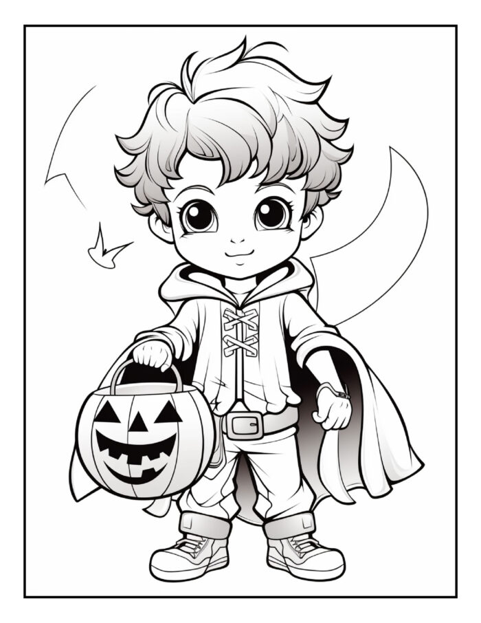 Happy Halloween Coloring Book - Image 4