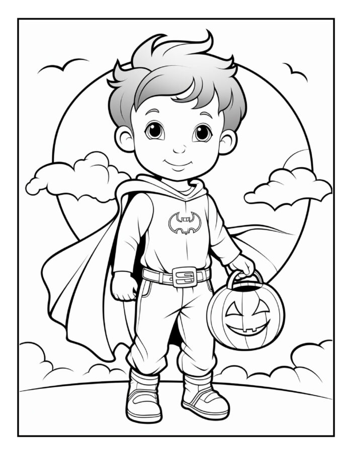 Happy Halloween Coloring Book - Image 5