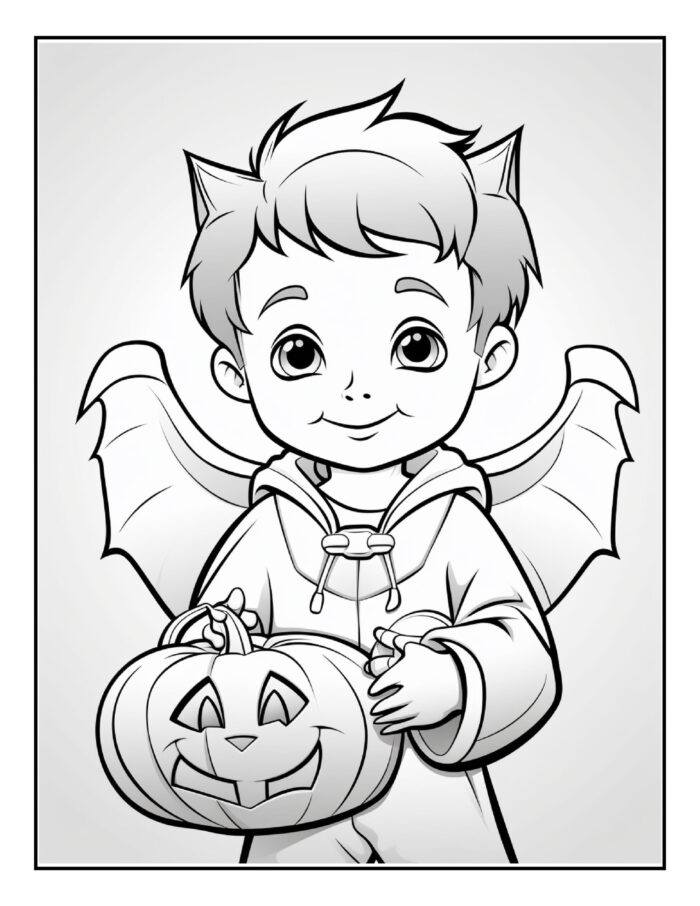 Happy Halloween Coloring Book - Image 2