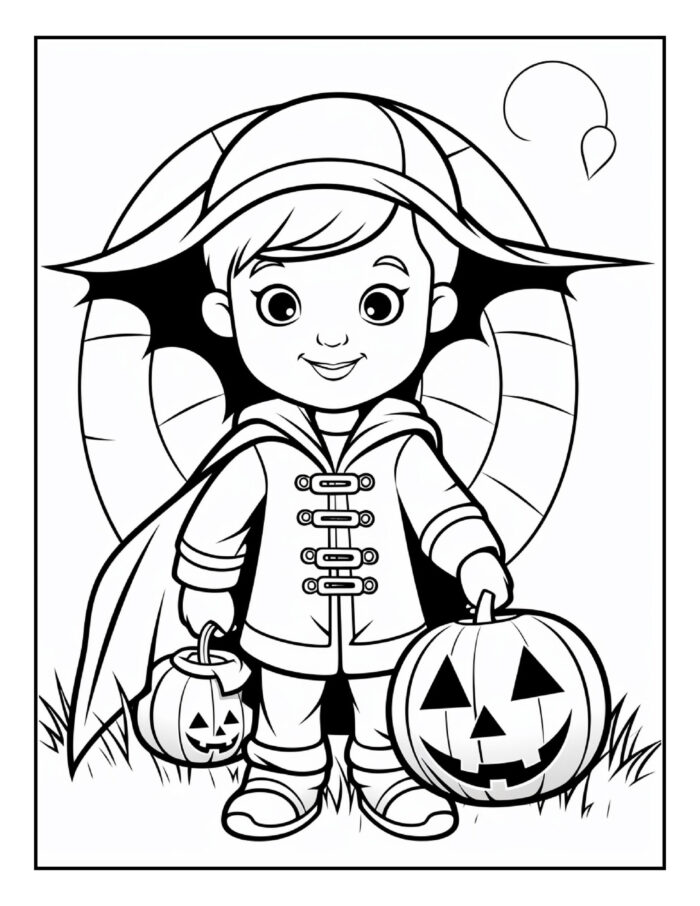 Happy Halloween Coloring Book - Image 3