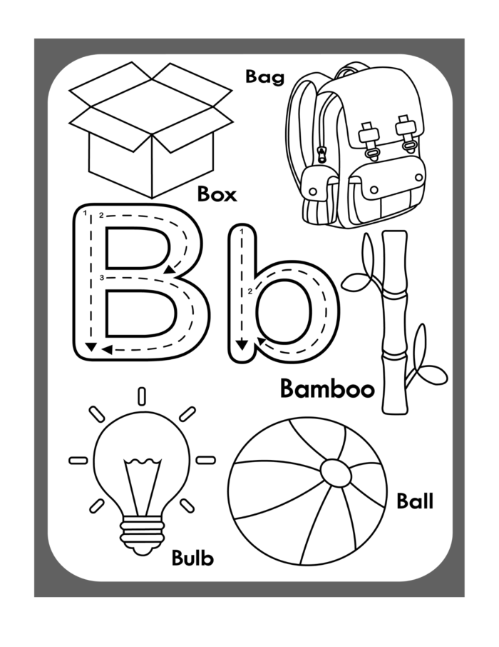 ABC Coloring Book Pages - Image 3