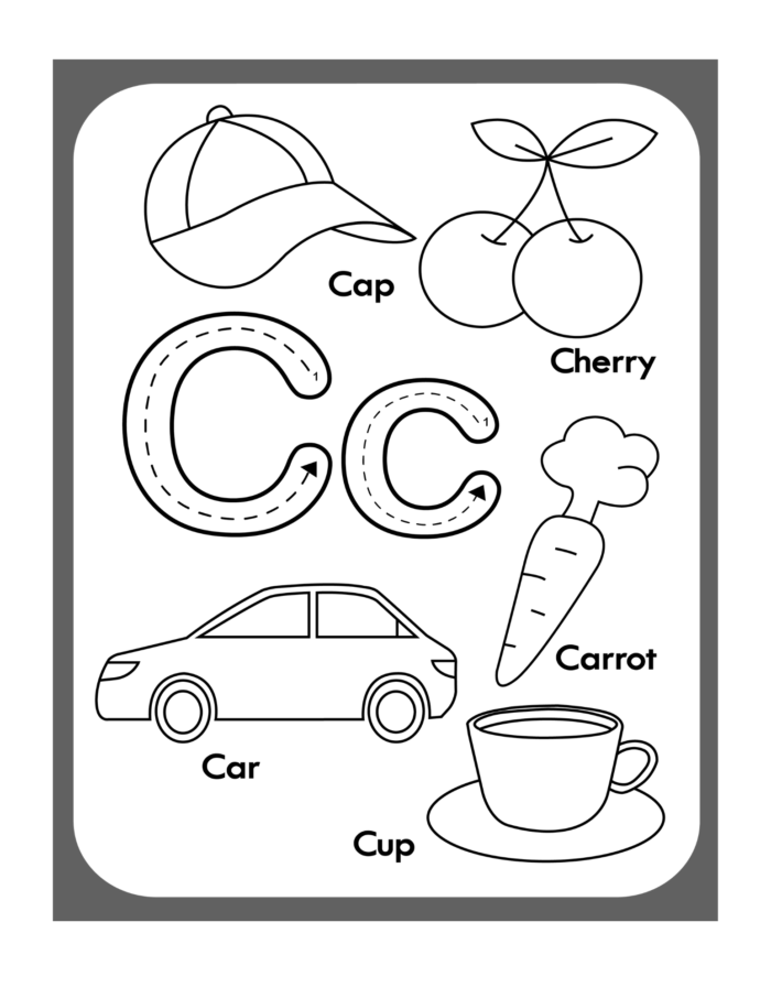 ABC Coloring Book Pages - Image 4