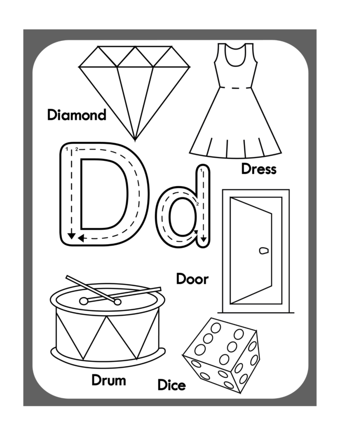 ABC Coloring Book Pages - Image 5