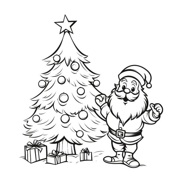 84 Christmas Coloring Pages (12)