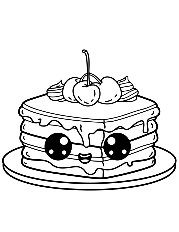 Cute Kawaii Food Coloring Pages (24)