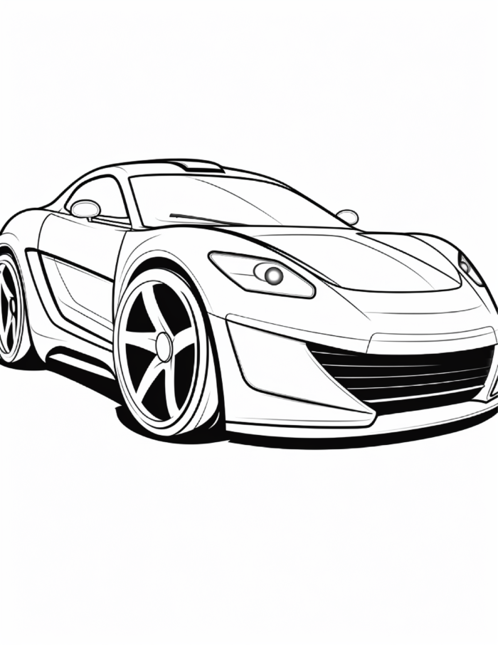 Sports Car Coloring Pages (1)