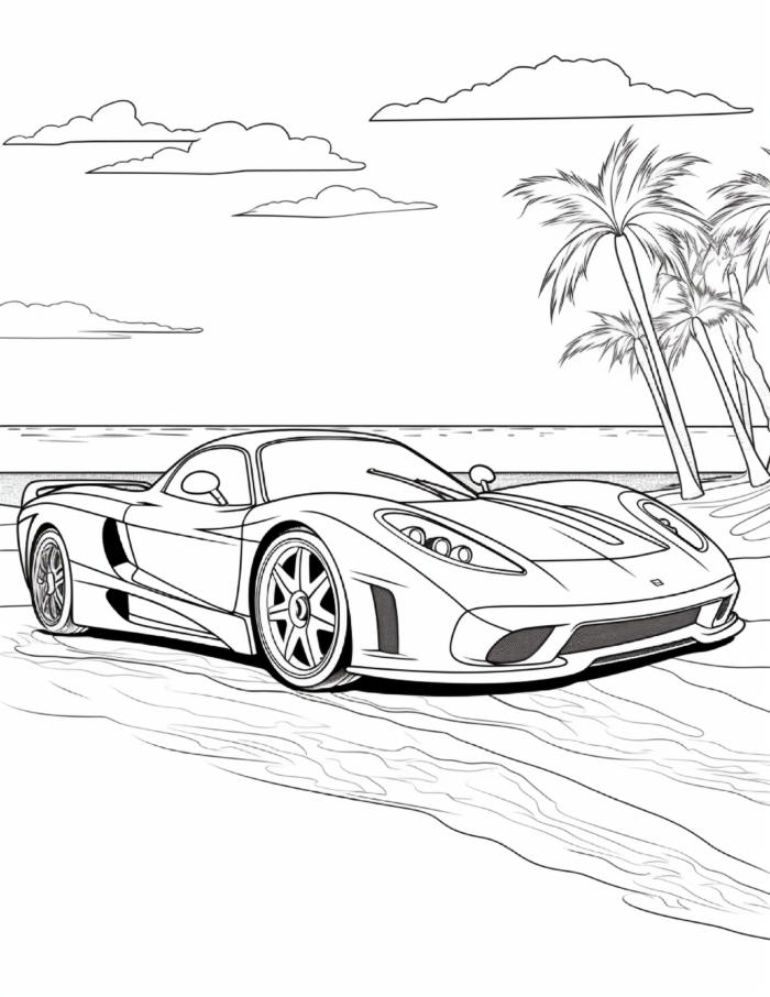 Sports Car Coloring Pages (3)